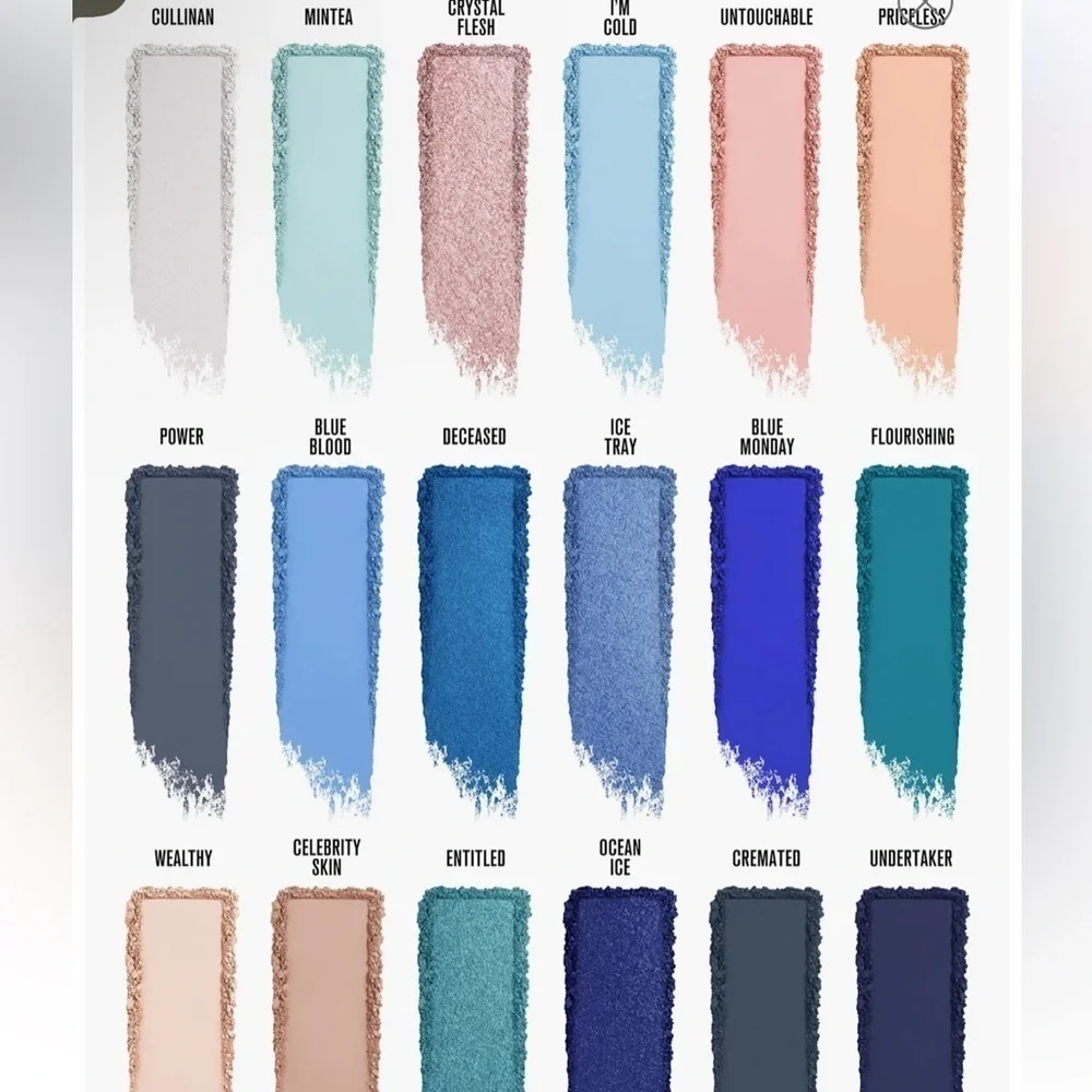 Brand New Blue Blood Palette JEFFREE STAR COSMETICS Eye Shadow​​​​​​​